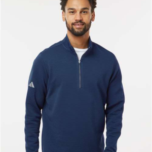 Adidas A588 – Men's Spacer Quarter-Zip Pullover - Image 9