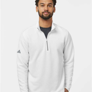 Adidas A588 – Men's Spacer Quarter-Zip Pullover - Image 16
