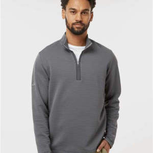 Adidas A588 – Men's Spacer Quarter-Zip Pullover - Image 22