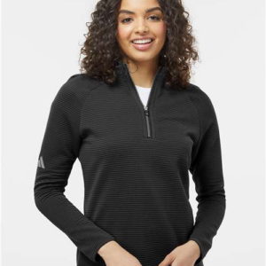 Adidas A589 – Women's Spacer Quarter-Zip Pullover - Image 4