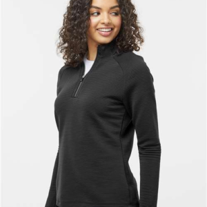 Adidas A589 – Women's Spacer Quarter-Zip Pullover - Image 5