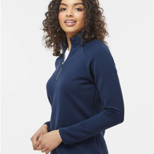 Adidas A589 – Women's Spacer Quarter-Zip Pullover - Image 11