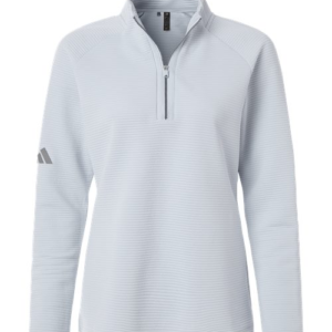 Adidas A589 – Women's Spacer Quarter-Zip Pullover - Image 1