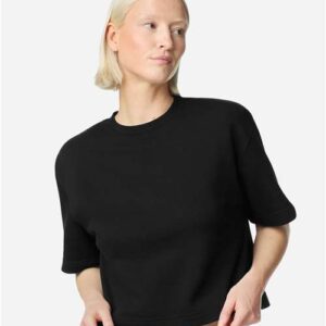 American Apparel FTCB0 – Women's French Terry Mid-Length Boxy Top - Image 4