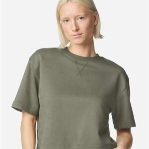 American Apparel FTCB0 – Women's French Terry Mid-Length Boxy Top - Image 16