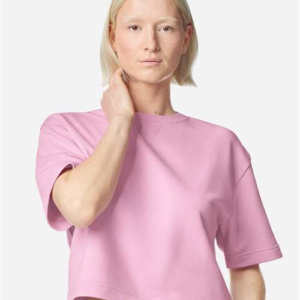American Apparel FTCB0 – Women's French Terry Mid-Length Boxy Top - Image 28