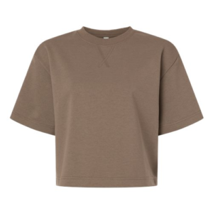 American Apparel FTCB0 – Women's French Terry Mid-Length Boxy Top - Image 31